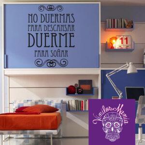 No duermas para descansar…