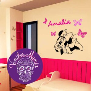 Minnie Mouse con nombre