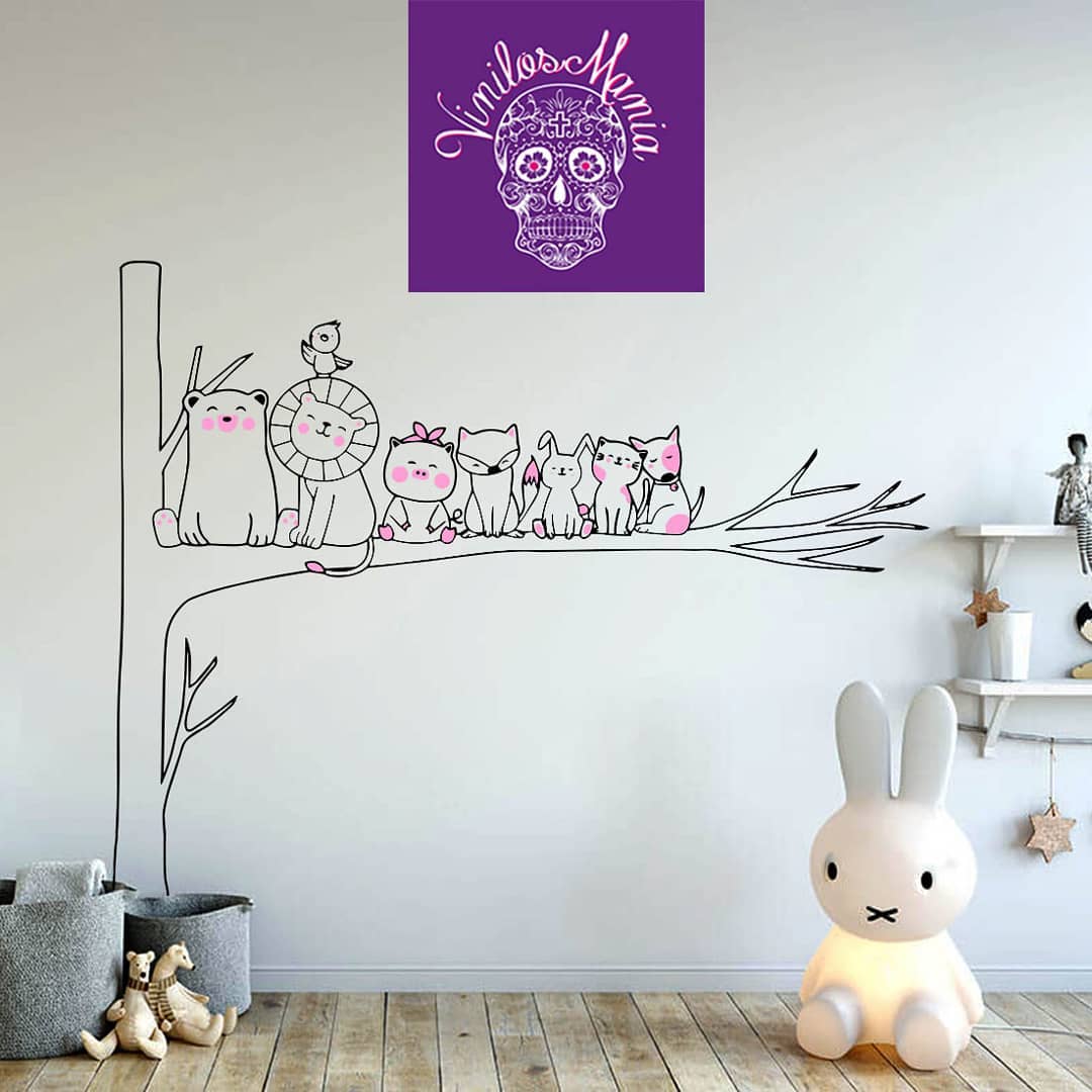 Animales en un árbol
