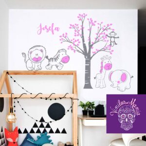 Árbol con animales