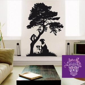 Árbol con perros