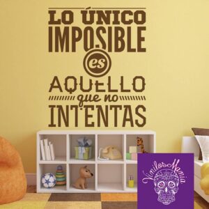 Lo único imposible…