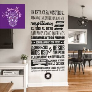 En esta casa nosotros…