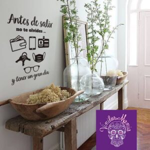 Antes de salir…