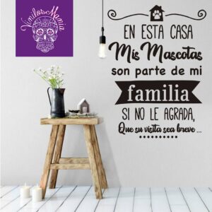 En esta casa mis mascotas…