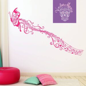 Mariposa en partitura