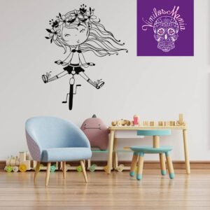 Niña en bicicleta