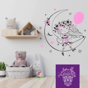 Niña sobre la Luna