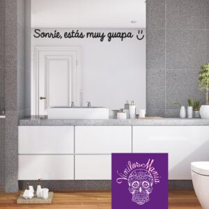 Sonríe, estás muy guapa