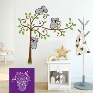 Árbol con koalas