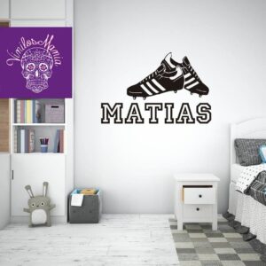 Zapatos de fútbol con nombre