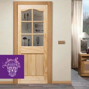 Empavonado puerta cocina