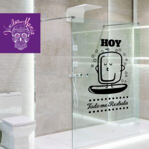 Shower Door Baño – Hoy todo me resbala